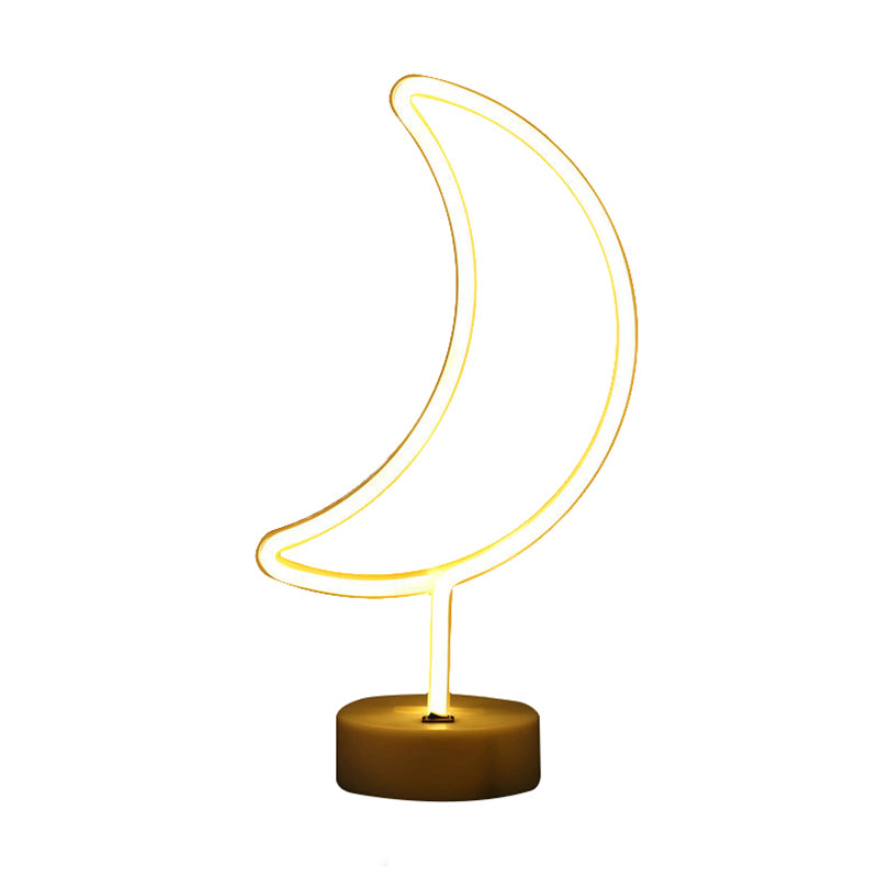 Geometrie Wall Night Light eigentijdse plastic kinderslaapkamer led nachtkastje lamp in het wit