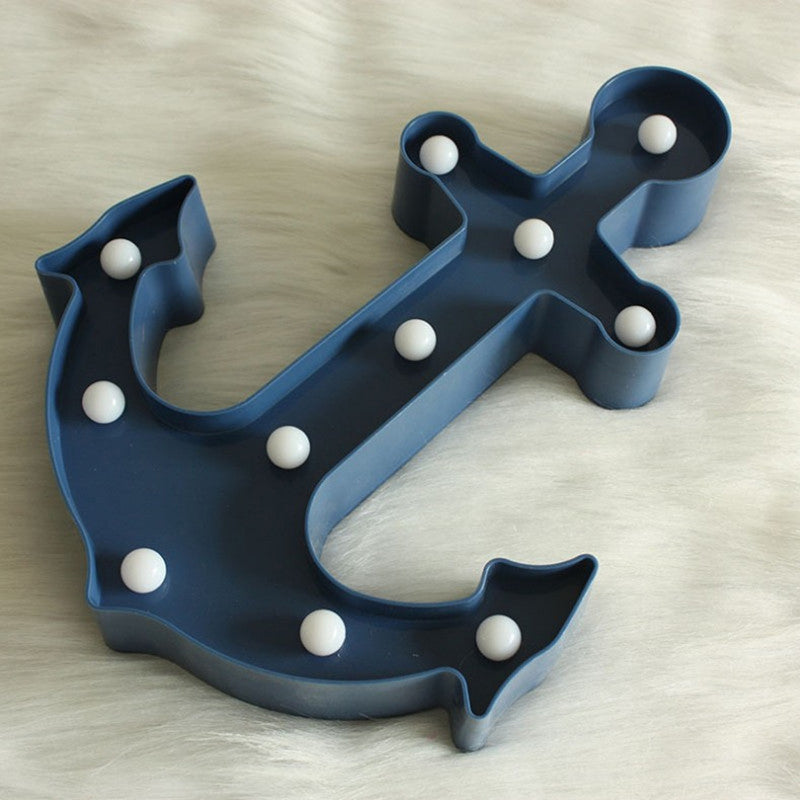 Elemento a vela e illuminazione per comodini in plastica Lampada da parete a led nordica per la camera da letto per bambini