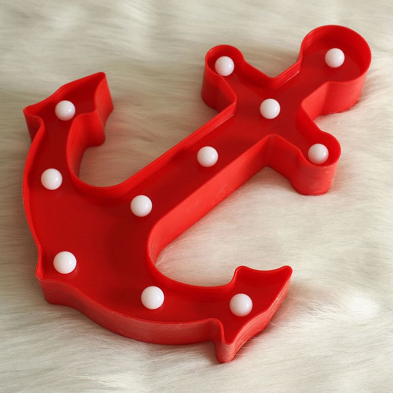 Elemento a vela e illuminazione per comodini in plastica Lampada da parete a led nordica per la camera da letto per bambini