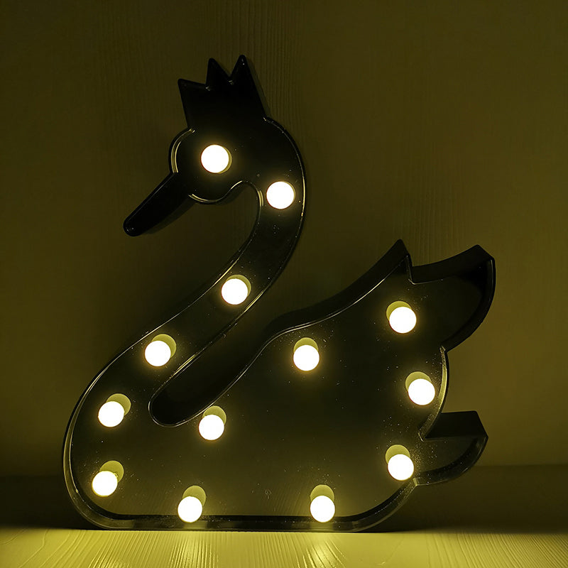 Fruit and Animal Baby Room Night Light Plastic LED Minimalist Nightstand Lighting