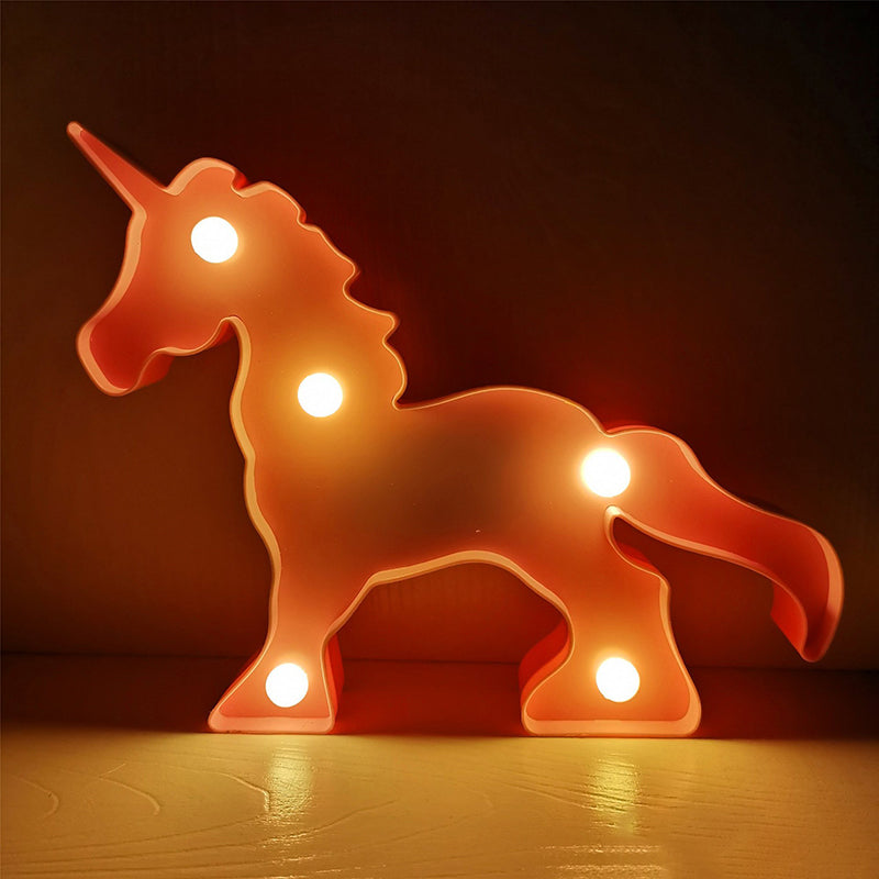 Simputiva illuminazione per animali da comodino di plastica per bambini camera da letto a led lampada
