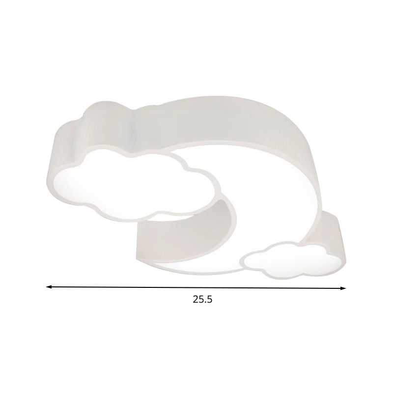 Acrilico Cloud - Themed Massimale Light Cartoon Flush Monte Massimale Light per per la Bedroom di Classroom Child's Bedroom