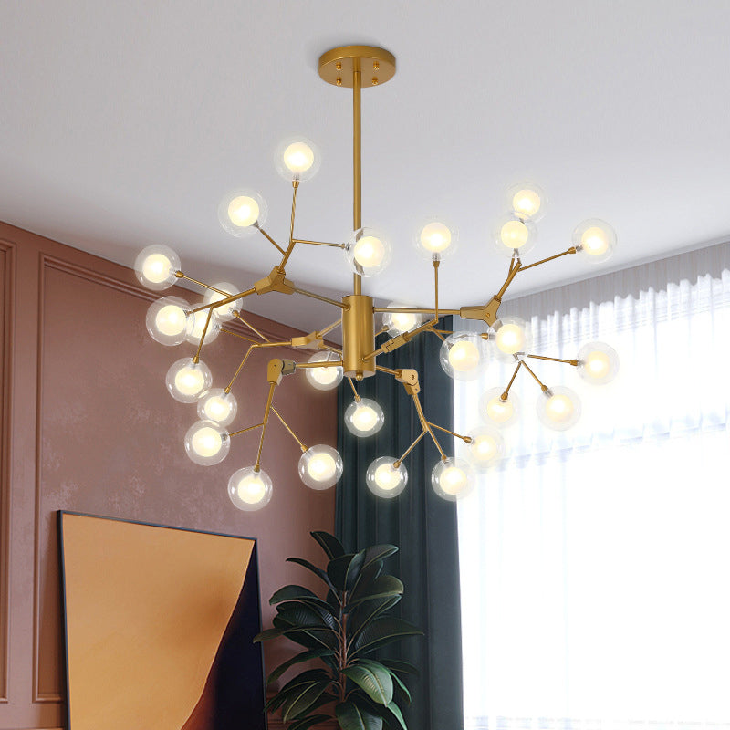 Chandelier filaire en forme de succurs