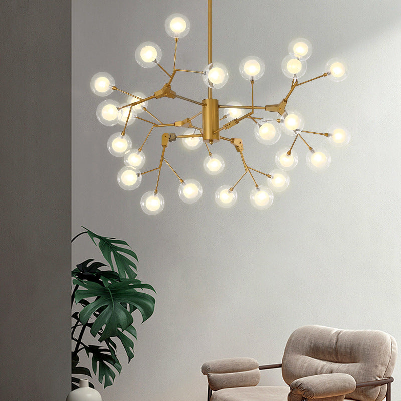 Chandelier filaire en forme de succurs