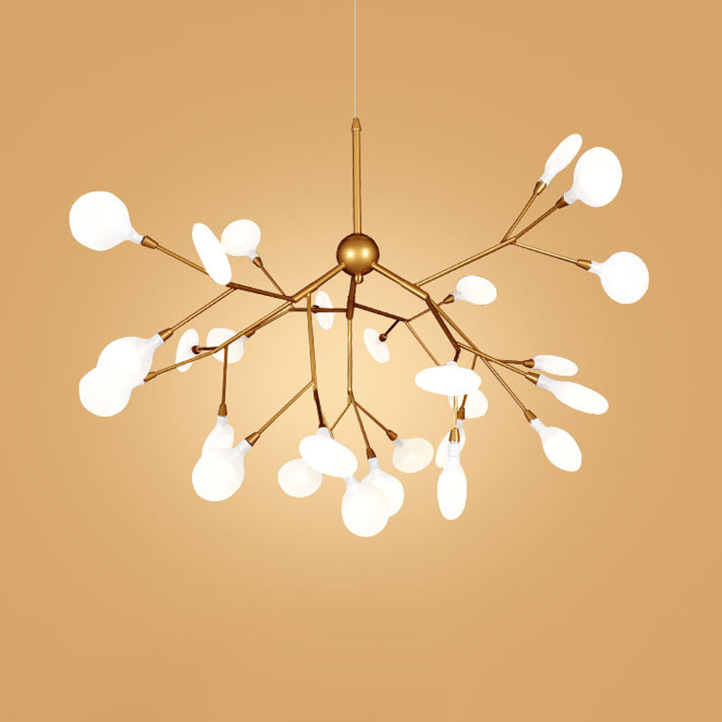 Firefly Chandelier Light Fixture Minimalist LED Acrylic Suspension Lighting for Clothing Shop