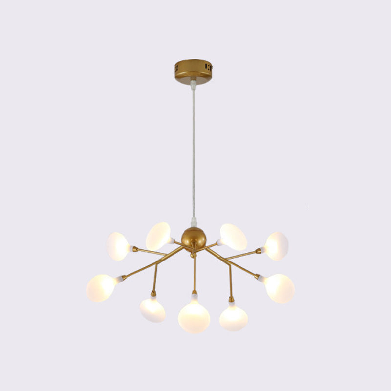 Firefly Chandelier Light Fixture Minimalist LED Acrylic Suspension Lighting for Clothing Shop