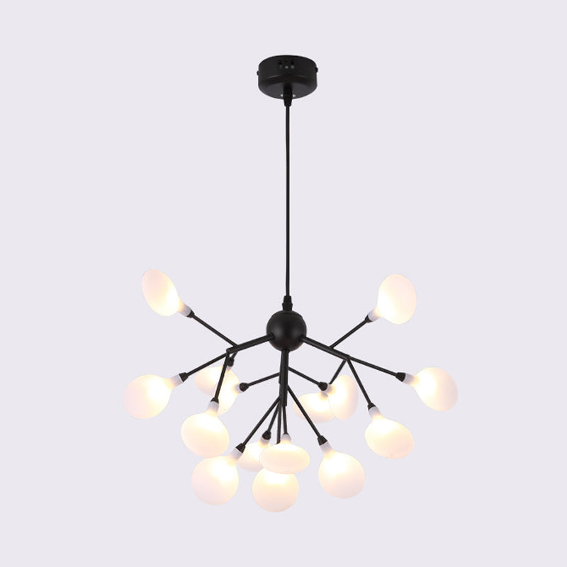 Firefly Chandelier Light Fixture Minimalist LED Acrylic Suspension Lighting for Clothing Shop
