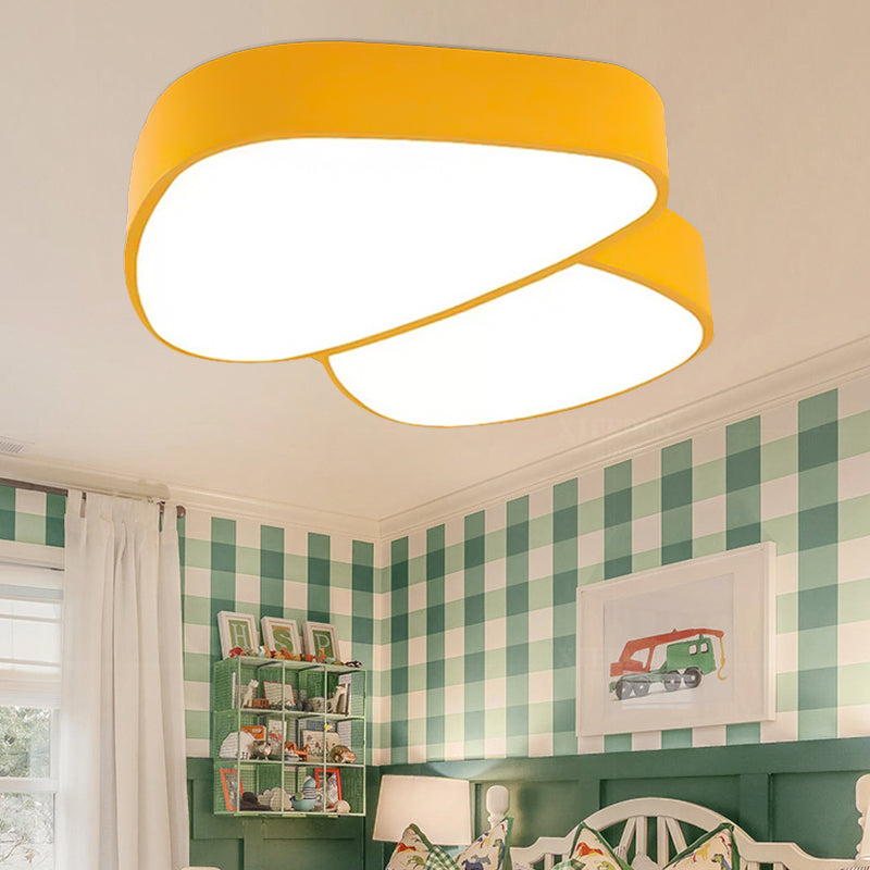 Paddestoel Baby Slaapkamer Flush Plafond Licht Acryl Mooi LED Plafond Lamp