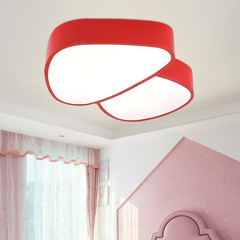 Paddestoel Baby Slaapkamer Flush Plafond Licht Acryl Mooi LED Plafond Lamp