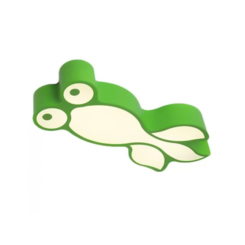 Lámpara de techo Little Goldfish, preciosa lámpara LED de acrílico empotrada para dormitorio de niños y niñas