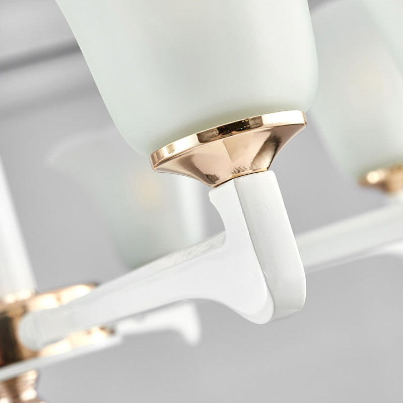 Accumulo del lampadario Simplicity Crema Crema Glassa Glassa Glassata per camera da letto