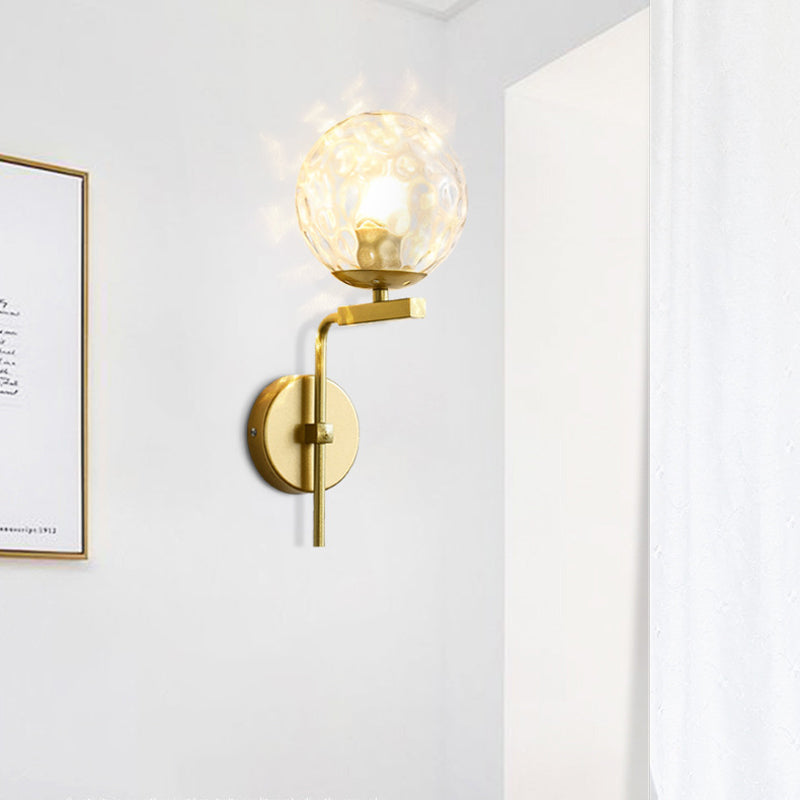 Éclairage mural en verre sphérique Contemporain Mont-Bulb Éclairage pour chambre à coucher