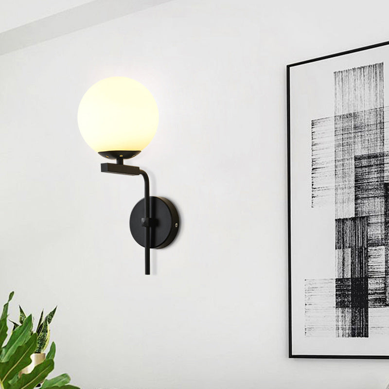 Éclairage mural en verre sphérique Contemporain Mont-Bulb Éclairage pour chambre à coucher