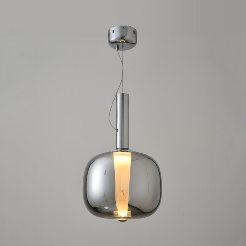 Glazen slanke nekfleshangingslamp Minimalistisch 1 kop hanglampje kit