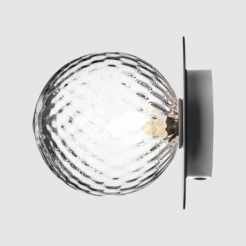 Plafonnier encastré à LED en verre contemporain, luminaire décoratif d'intérieur, idéal pour un couloir