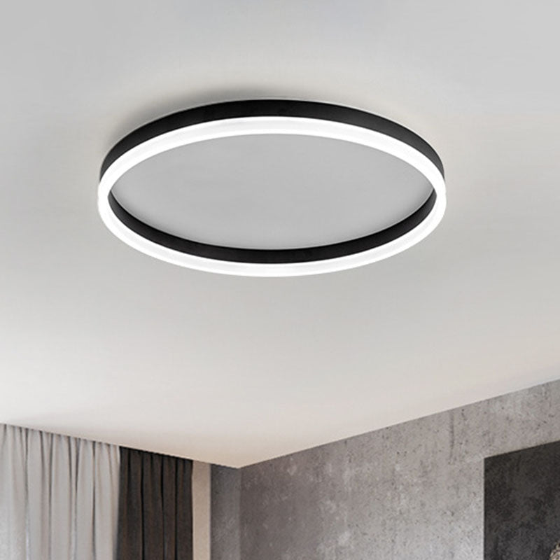 Ronde inbouwverlichting Minimalistische acrylslaapkamer LED-inbouwarmatuur