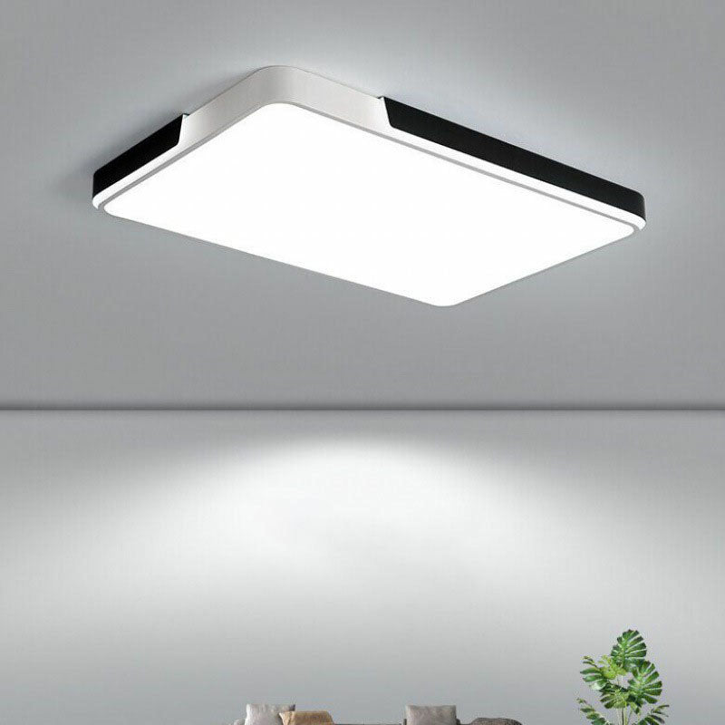 Geometrische acryl inbouwverlichting Minimalistisch wit LED-inbouwarmatuur
