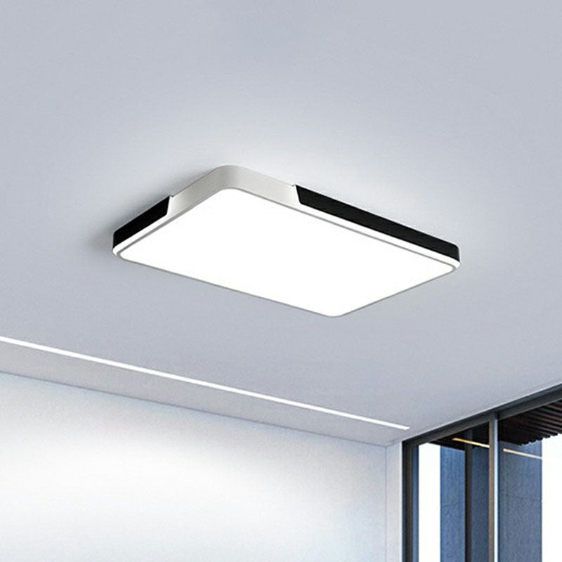 Geometrische acryl inbouwverlichting Minimalistisch wit LED-inbouwarmatuur