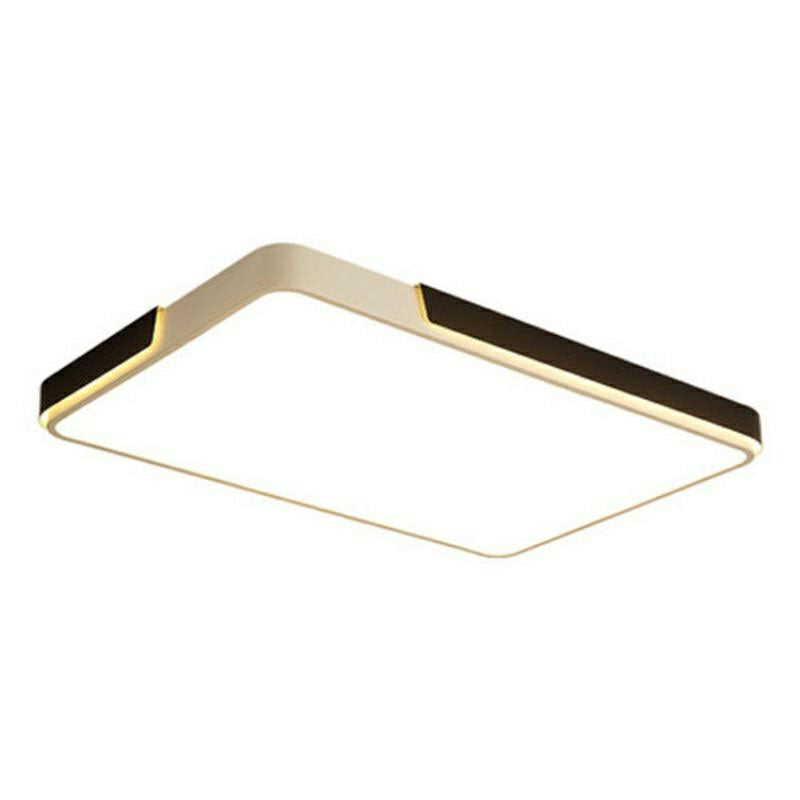 Geometrical Acrylic Flush Mount Lighting Minimalist White LED Flush Mount Fixture