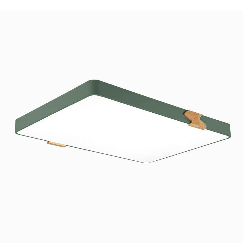 Square Shaped Bedroom LED Flush Mount Light Acrylique Simple Ceiling Light Flush Mount