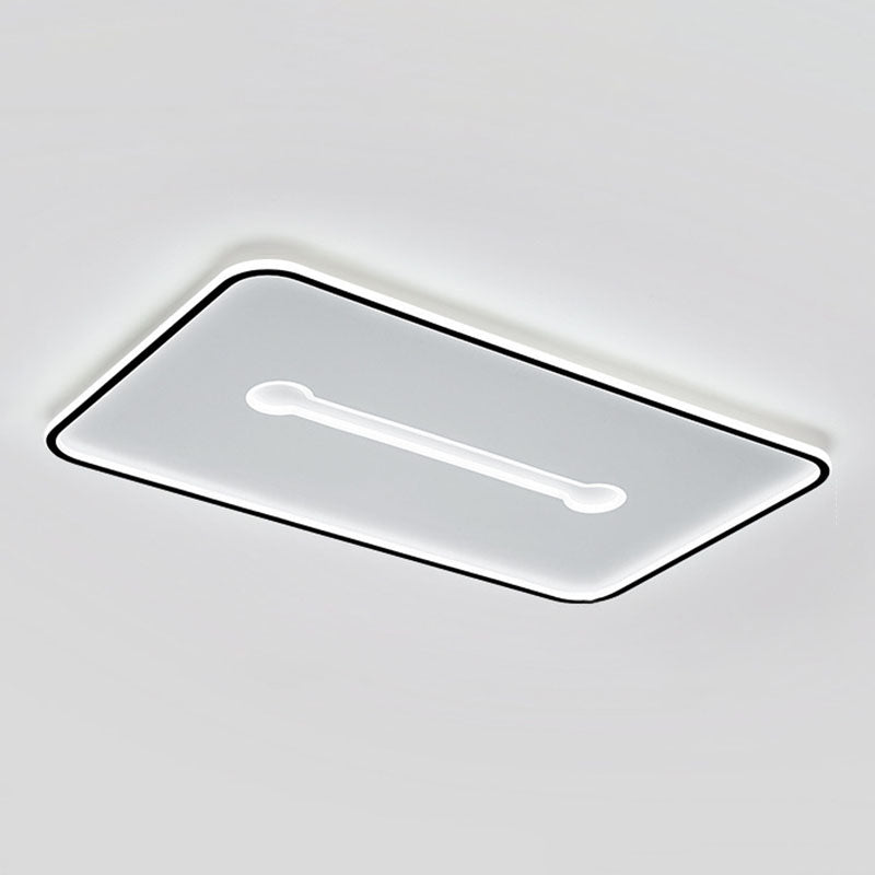 Geometrical Shape Bedroom Flush Mount Lighting Metal Minimalist LED Flush Mount Fixture