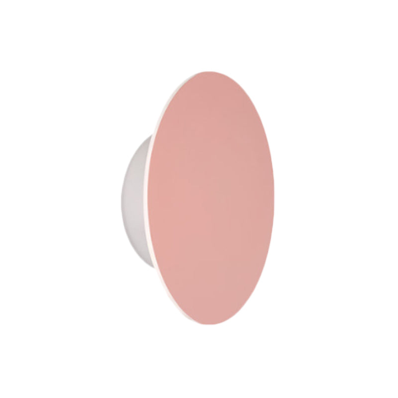 Stile Nordico Macaron Muro colorato Light Round Metal Wall Sconce per le scale foyer