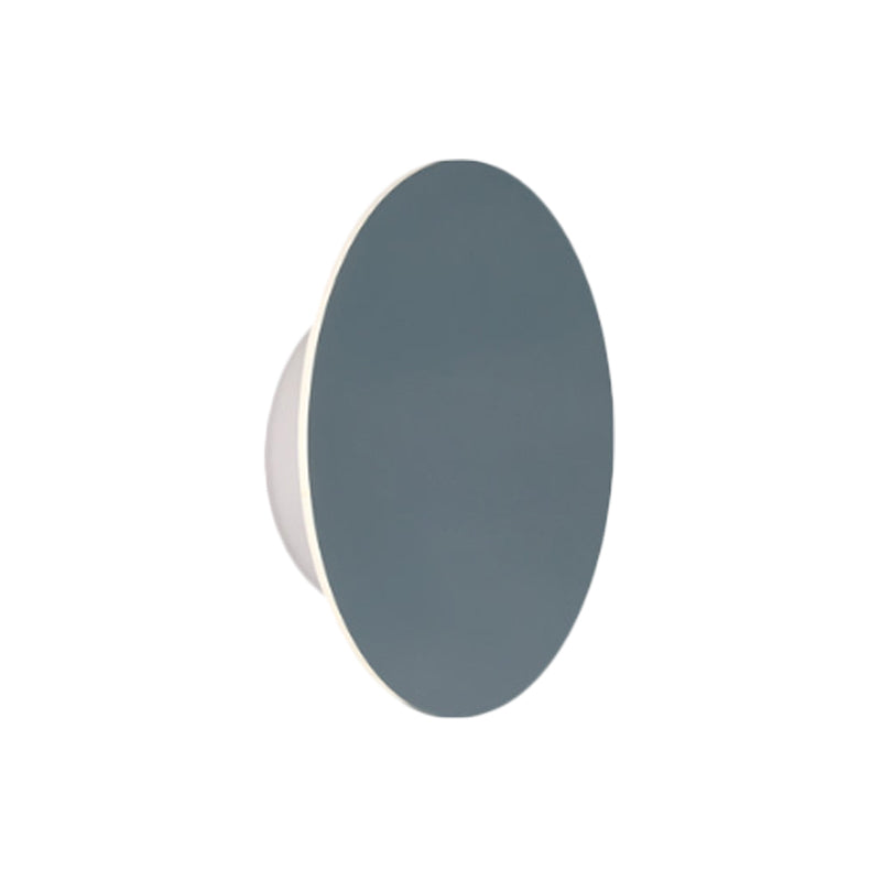 Stile Nordico Macaron Muro colorato Light Round Metal Wall Sconce per le scale foyer
