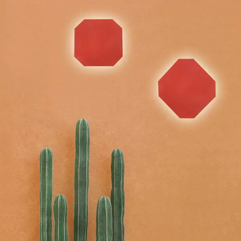 Stile Nordico Macaron Muro colorato Light Round Metal Wall Sconce per le scale foyer