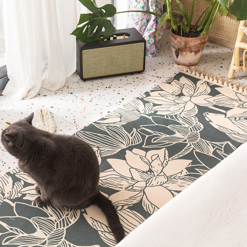 Cute Childrens Art Rug Multicolor Fairy Tale Rug Machine Washable Carpet for Kids Room