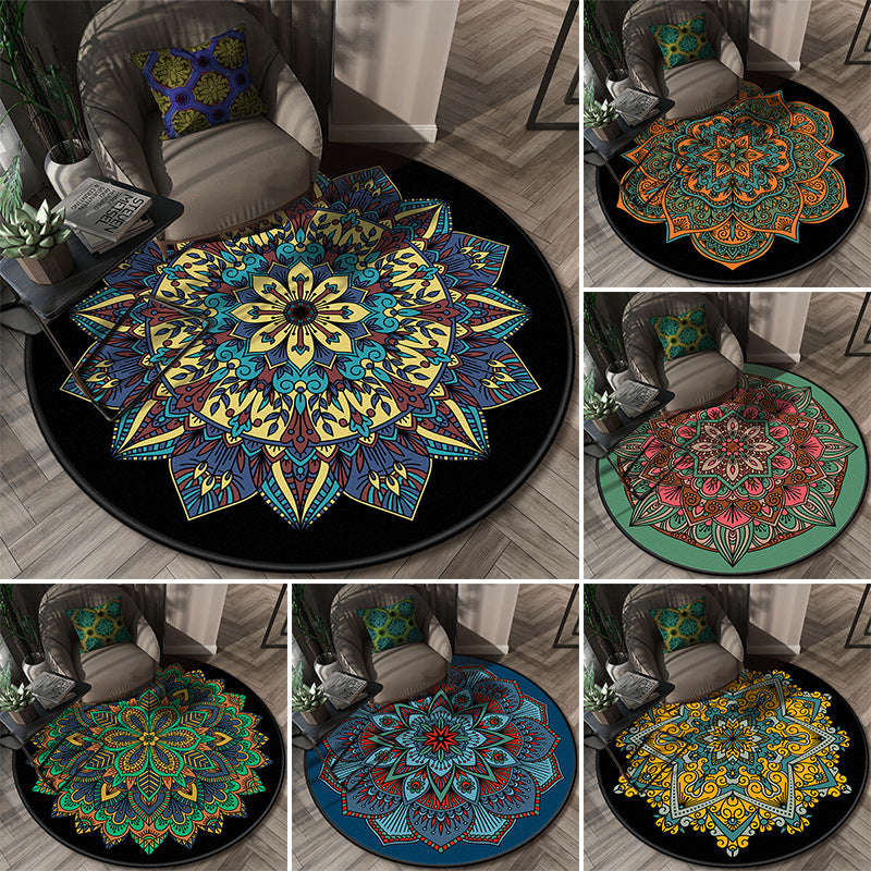 Tappeto glamour a strati di fiori a strati moquette con lavaggio antiscivolo a strati multicolori multicolore