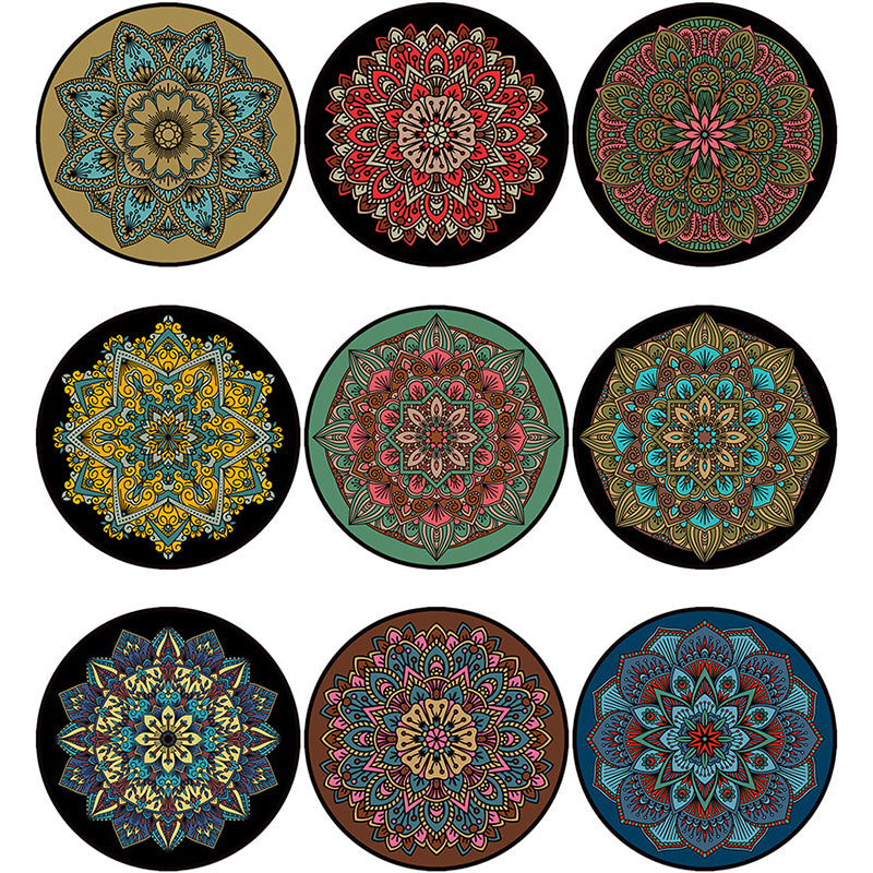 Tappeto glamour a strati di fiori a strati moquette con lavaggio antiscivolo a strati multicolori multicolore