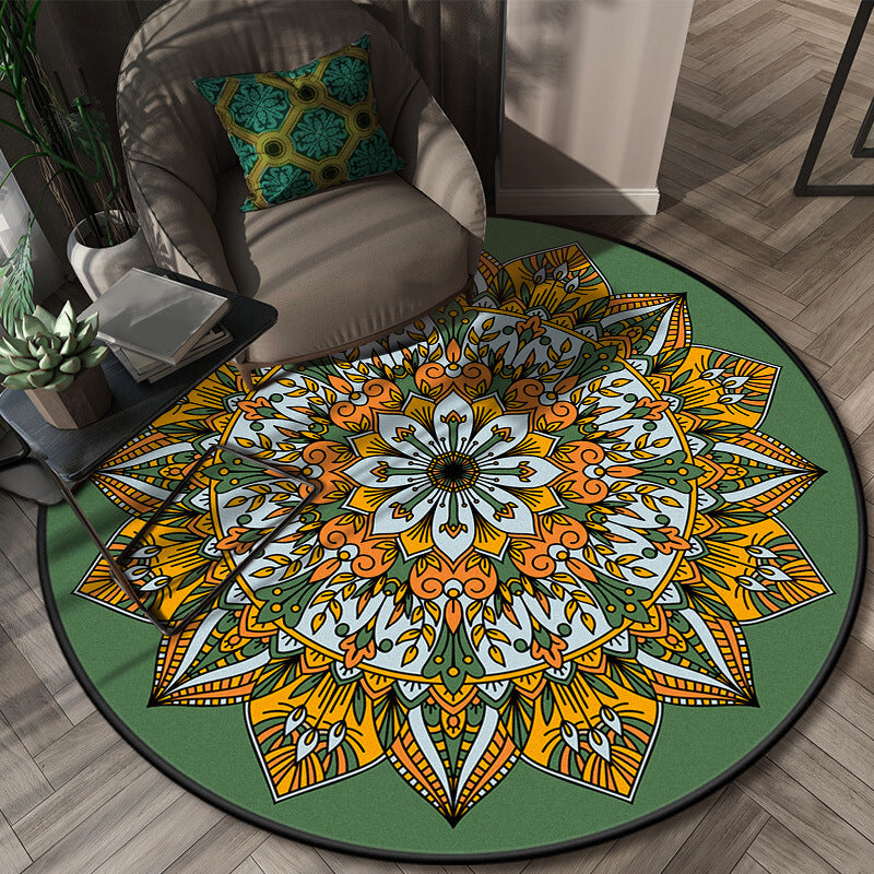 Tappeto glamour a strati di fiori a strati moquette con lavaggio antiscivolo a strati multicolori multicolore