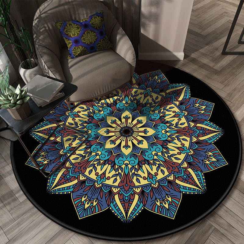Tappeto glamour a strati di fiori a strati moquette con lavaggio antiscivolo a strati multicolori multicolore