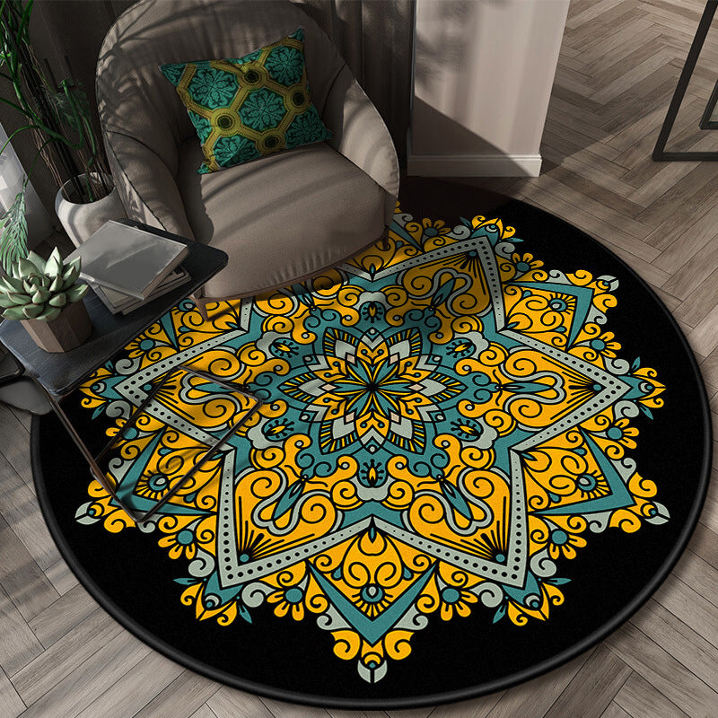 Tappeto glamour a strati di fiori a strati moquette con lavaggio antiscivolo a strati multicolori multicolore