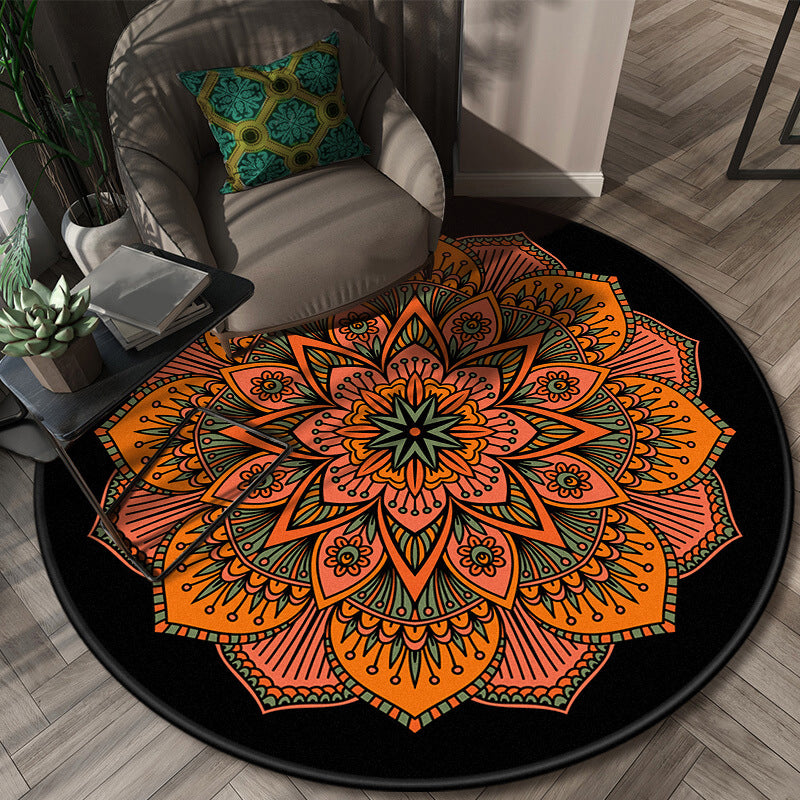 Tappeto glamour a strati di fiori a strati moquette con lavaggio antiscivolo a strati multicolori multicolore