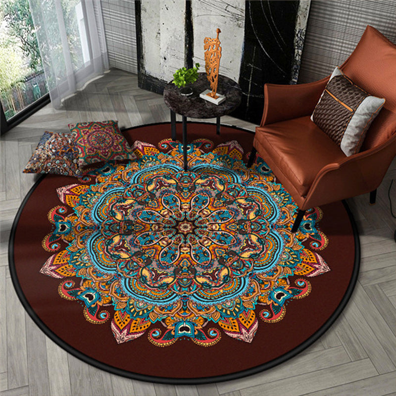 Chique bloemenpatroon RUG MEEST MEEMERDE Morokkaanse tapijt Synthetische Synthetische wasbare antislip ruglek Stain resistent tapijt voor voordeur