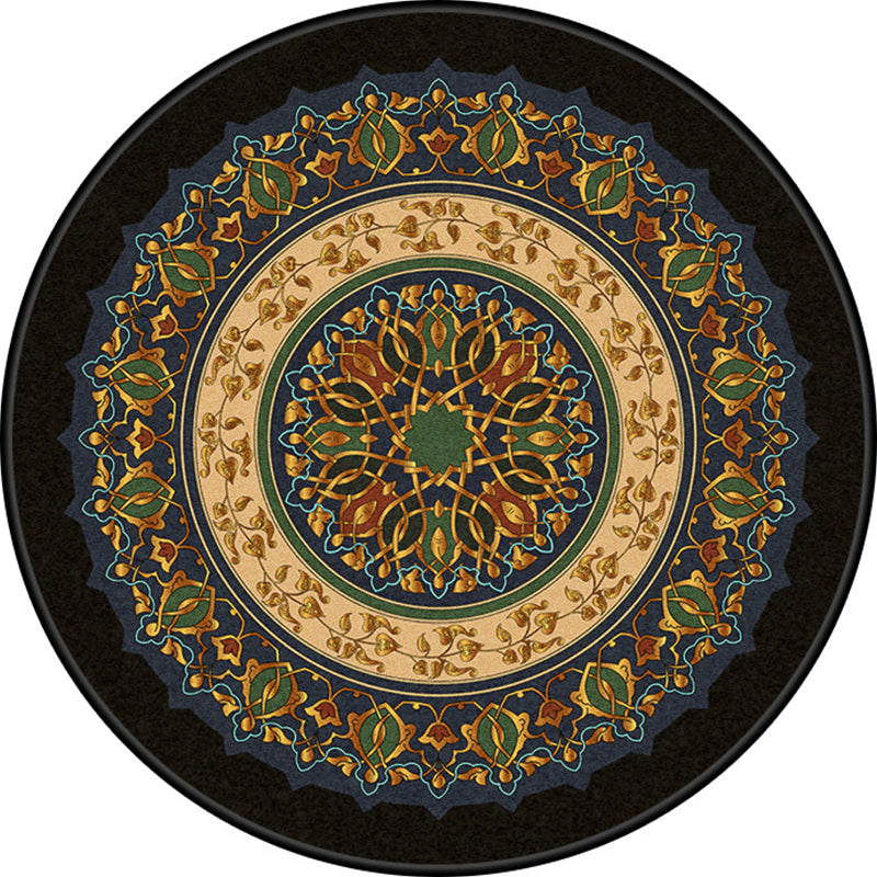 Multi Colored Moroccan Area Rug Synthetics Seamless Geometric Shapes Rug 356 Carpet for Living Room