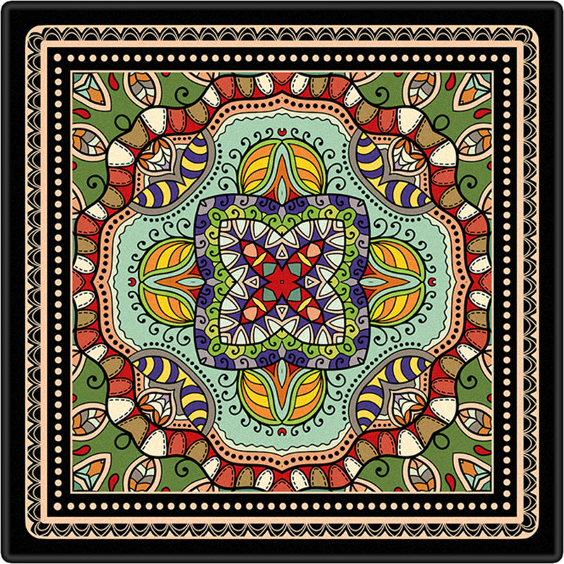 Alfombra floral simétrica moderna Alfombra de alfombras marroquíes de estilo marroquíes múltiples para habitación