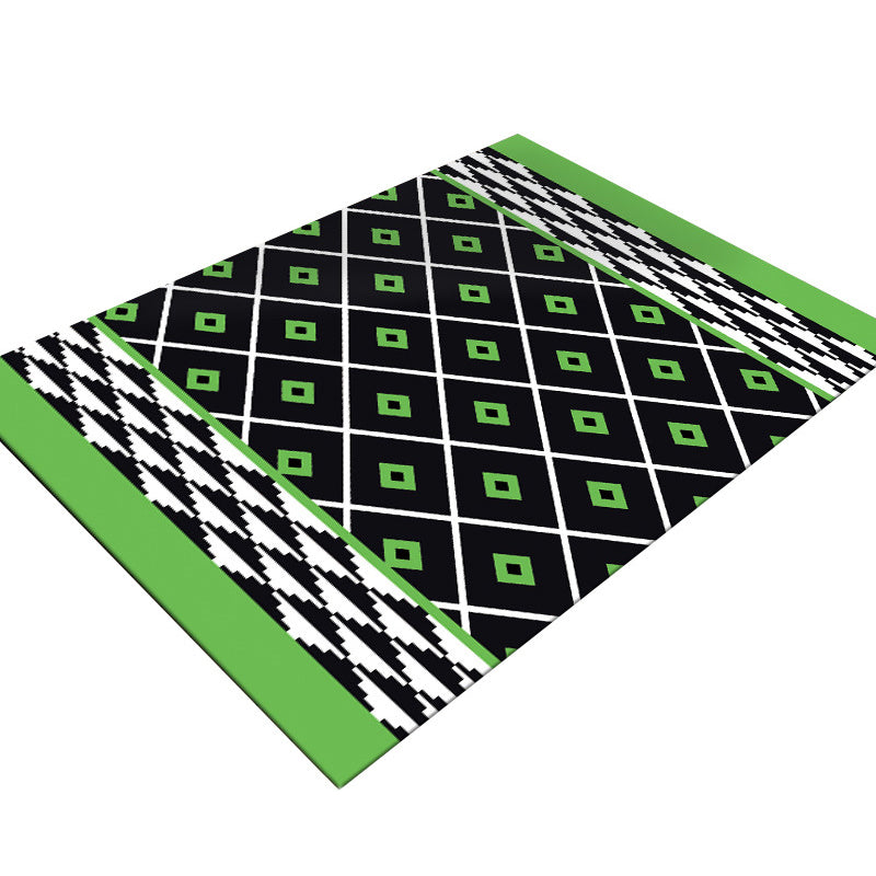 Tapis persan nostalgique tapis de treillis multicolo