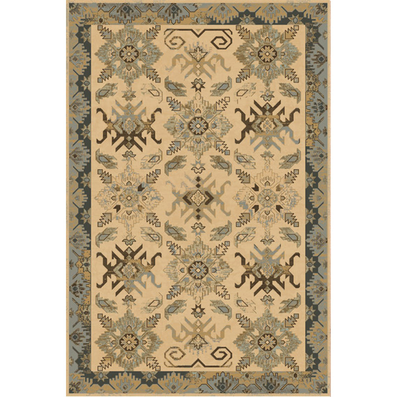 Unusual Rhombus Patterned Rug Multi-Color Moroccan Rug Polyester Pet Friendly Stain Resistant Non-Slip Carpet for Great Room