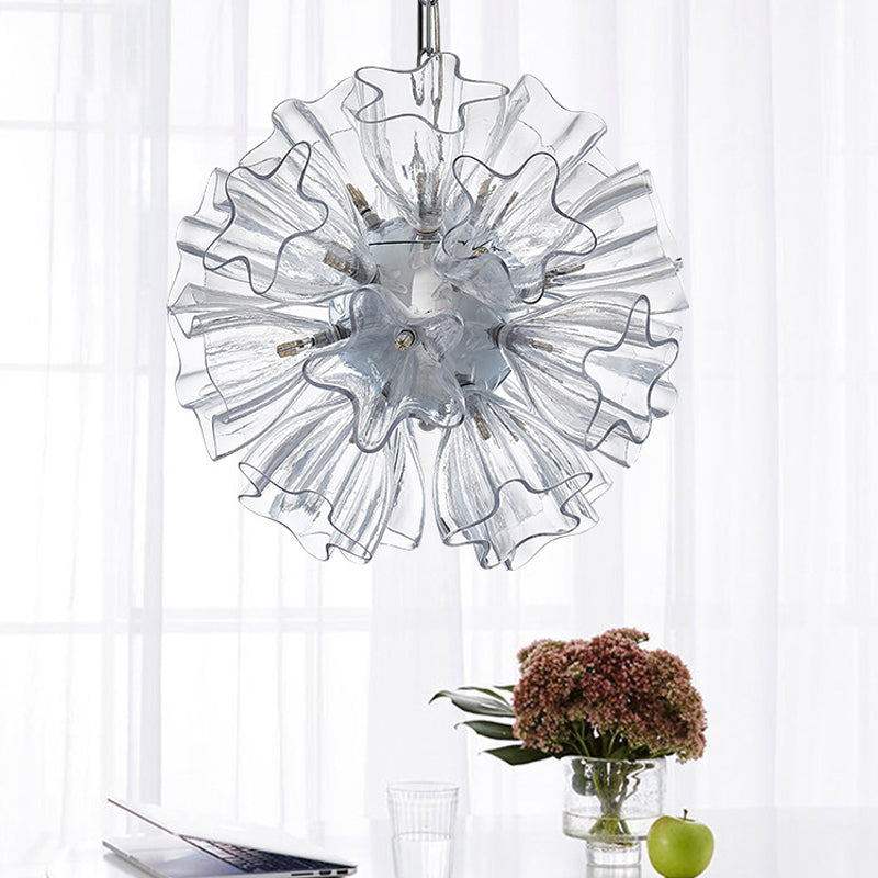 Lampada del lampadario Sputnik Modern Glass LED LED LED LIGHT APPLICO LIGUE IN SIGILTÀ, larghe 16 "/23,5"