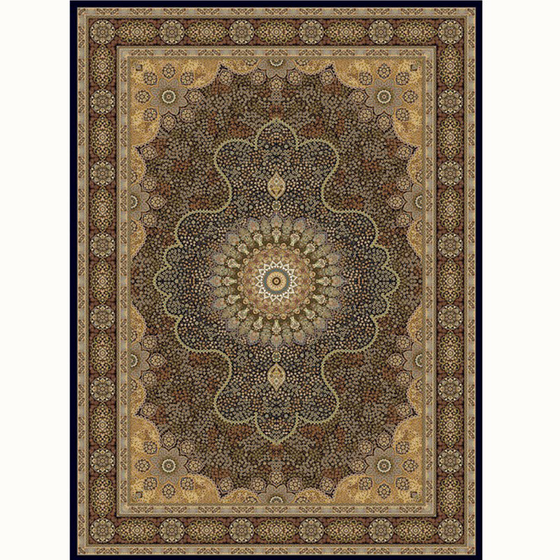 Aesthetic Moroccan Rug Multi Colored Flower Rug Pet Friendly Anti-Slip Backing Machine Washable Carpet for Guest Room