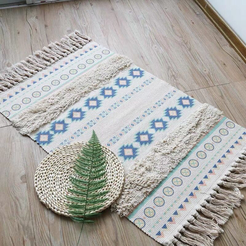 Boho Rapis de motif géométrique sans couture