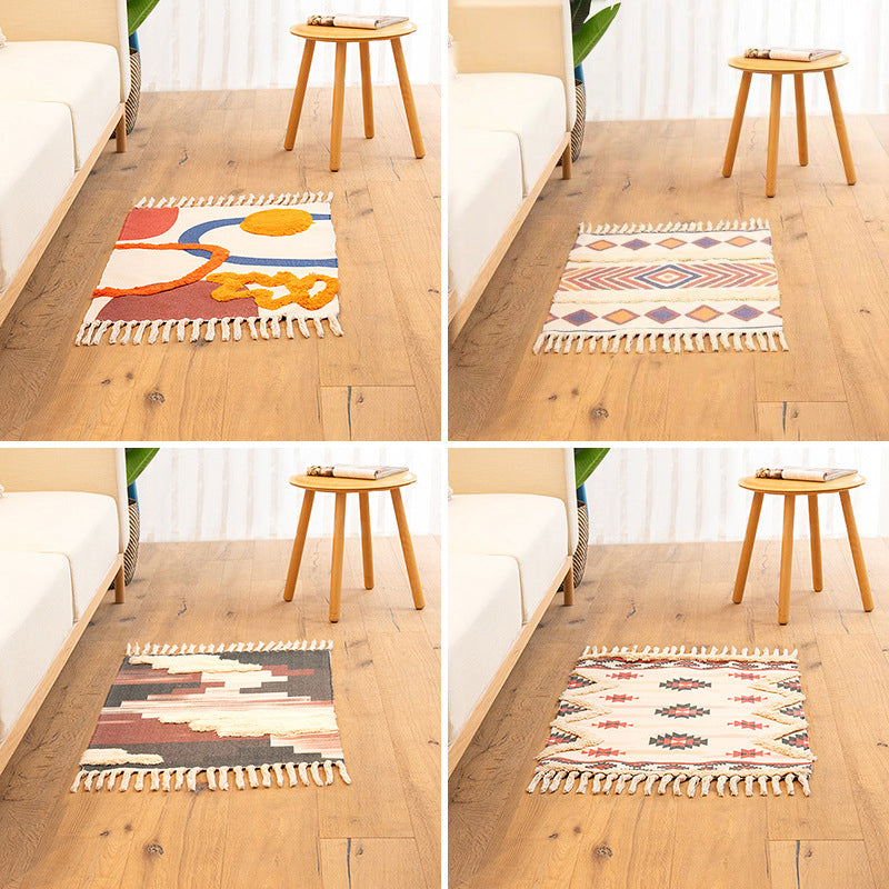 Boho Rapis de motif géométrique sans couture
