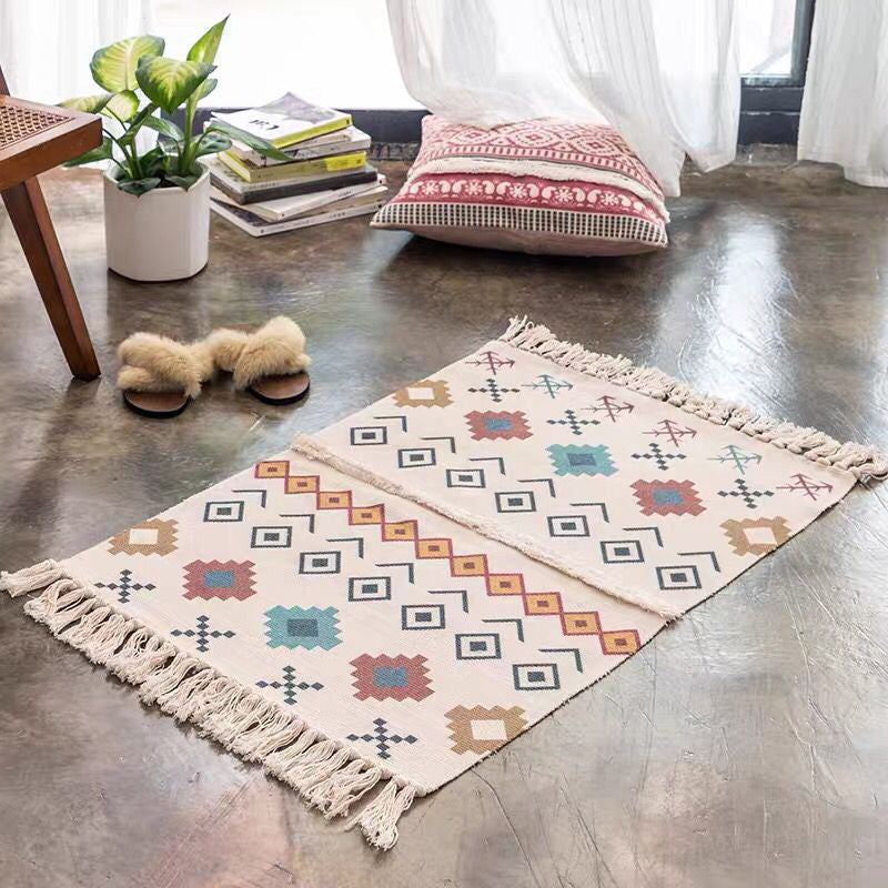 Boho Rapis de motif géométrique sans couture