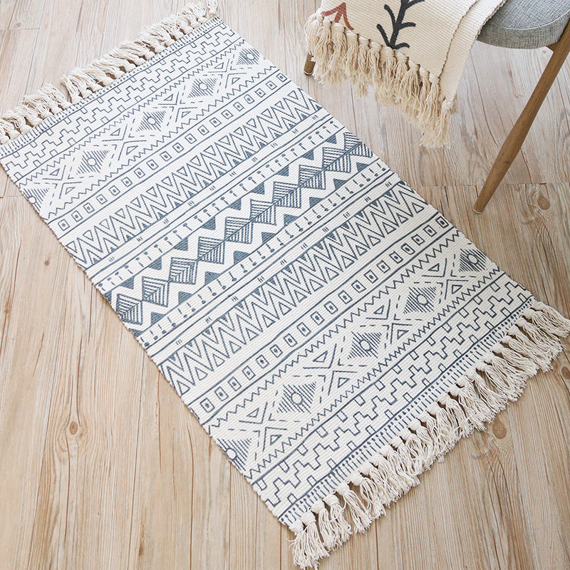 Chic Eclectic Indoor Teppich mehrfarbig nahtloses Muster Teppichtierfreundlicher Teppich für Zimmer
