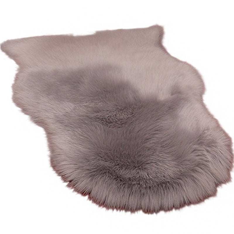 Tapis moelleux un tapis multicolore relaxant tapis relaxant synthétique laine antidérapante