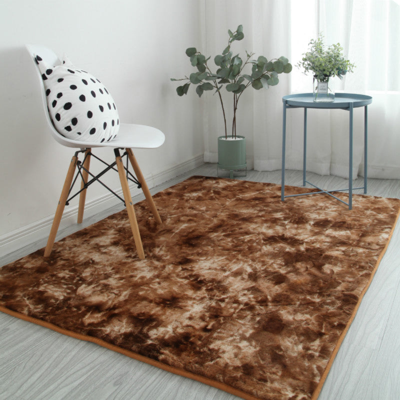 Tapis à colorant spatial chic Tapis décontracté multicolo