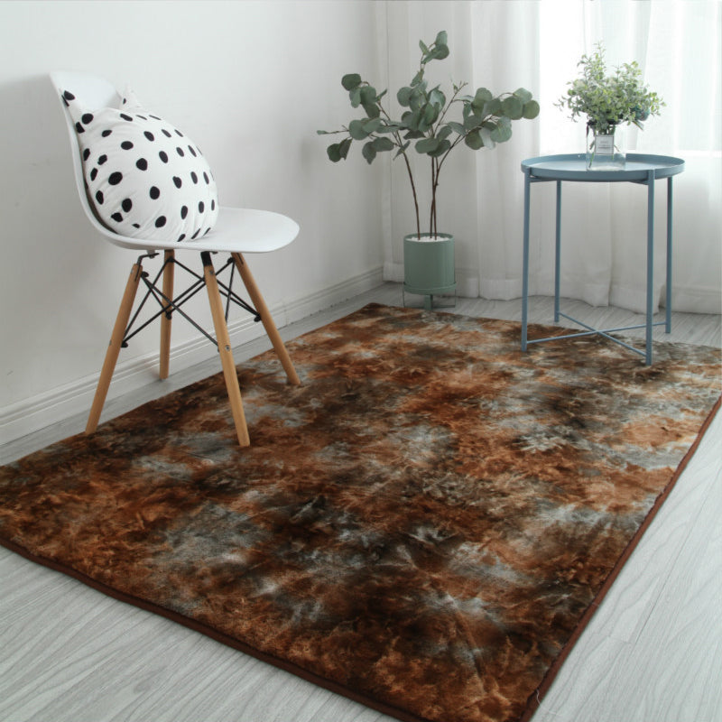 Tapis à colorant spatial chic Tapis décontracté multicolo