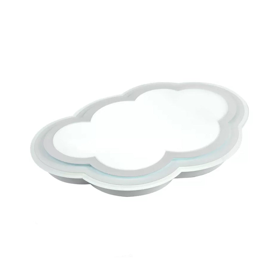 Plafonnier en forme de nuage en acrylique, plafonnier de style simple, finition blanche, pour adolescent
